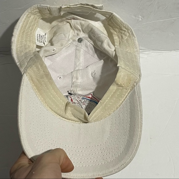 Bundle Of Two Marlins Hats White And Orange 2015 Fan Club White Adjustable Caps - Picture 7 of 7